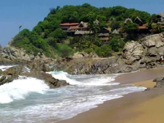 Shambhala Vision Hotel Zipolite Bagian luar foto