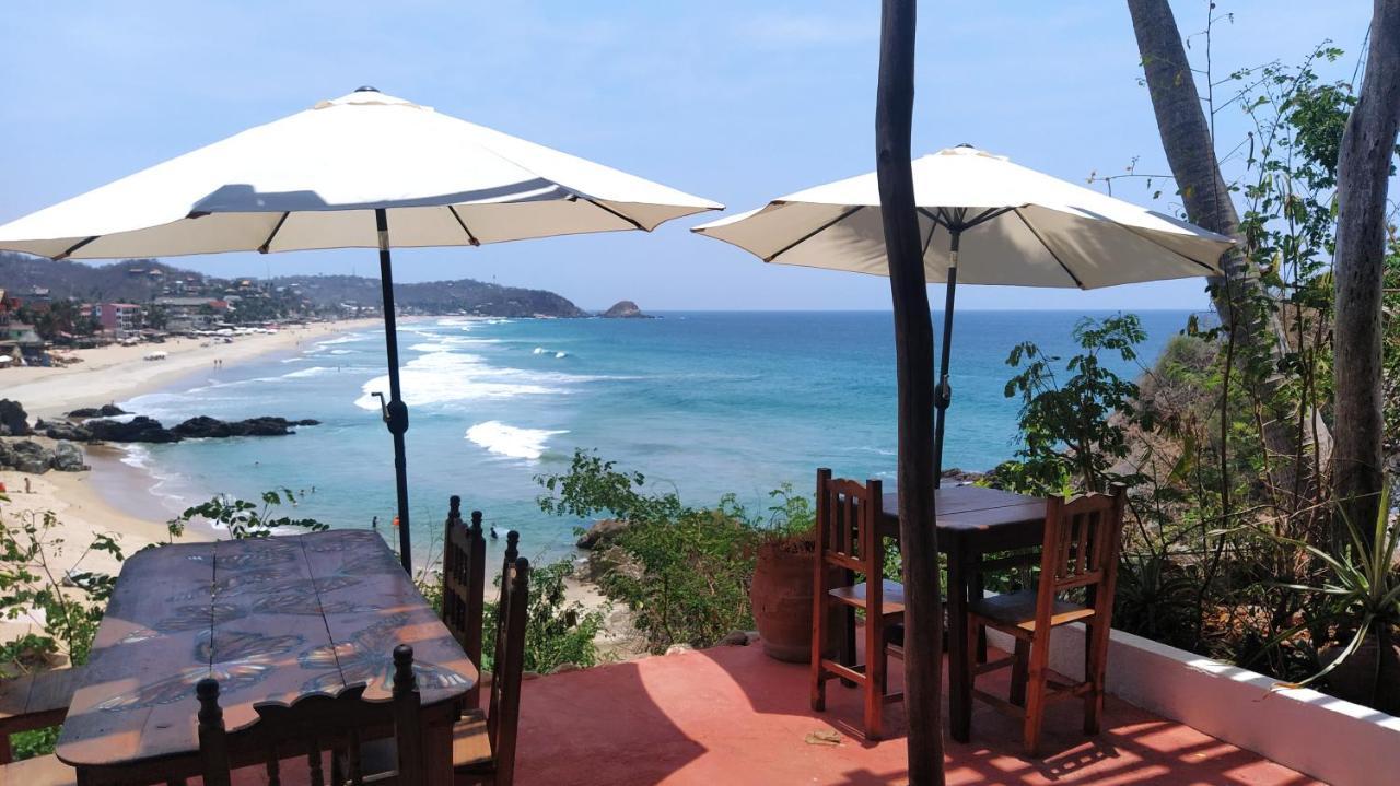Shambhala Vision Hotel Zipolite Bagian luar foto