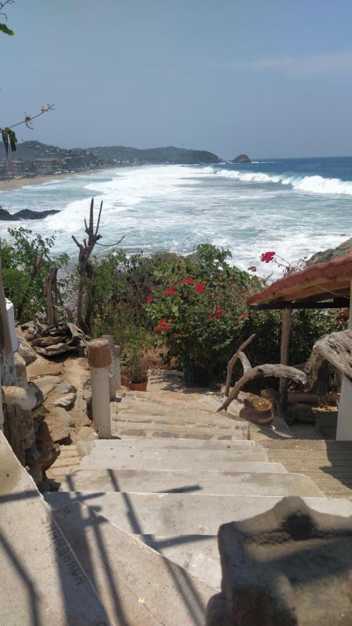 Shambhala Vision Hotel Zipolite Bagian luar foto