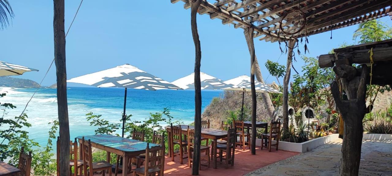 Shambhala Vision Hotel Zipolite Bagian luar foto