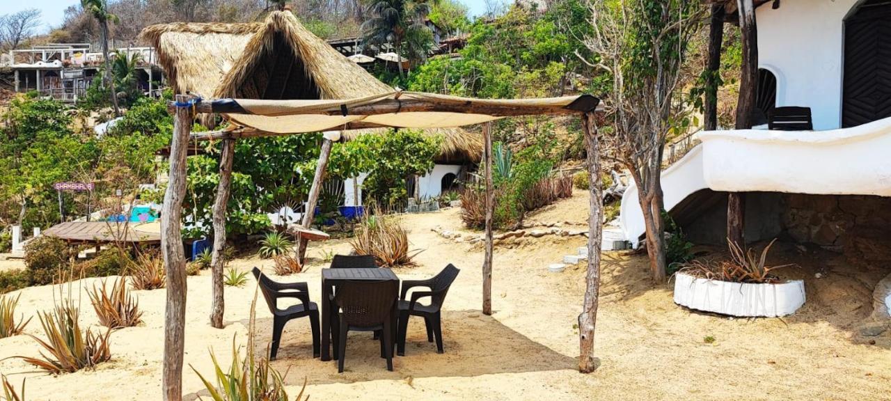 Shambhala Vision Hotel Zipolite Bagian luar foto
